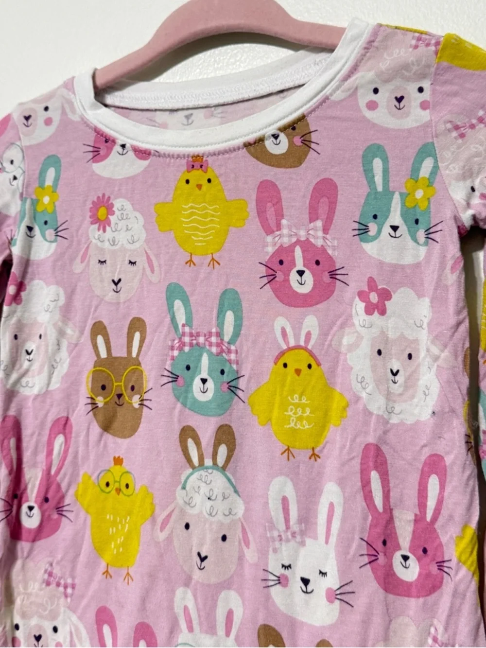 Little Sleepies Pastel Parade Two-Piece Pajama Set 18-24 Months Bunny Easter